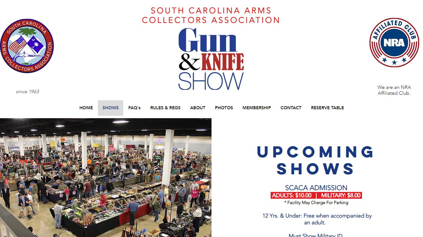 Shows | SC Gun & Knife Shows | Columbia & Greenville